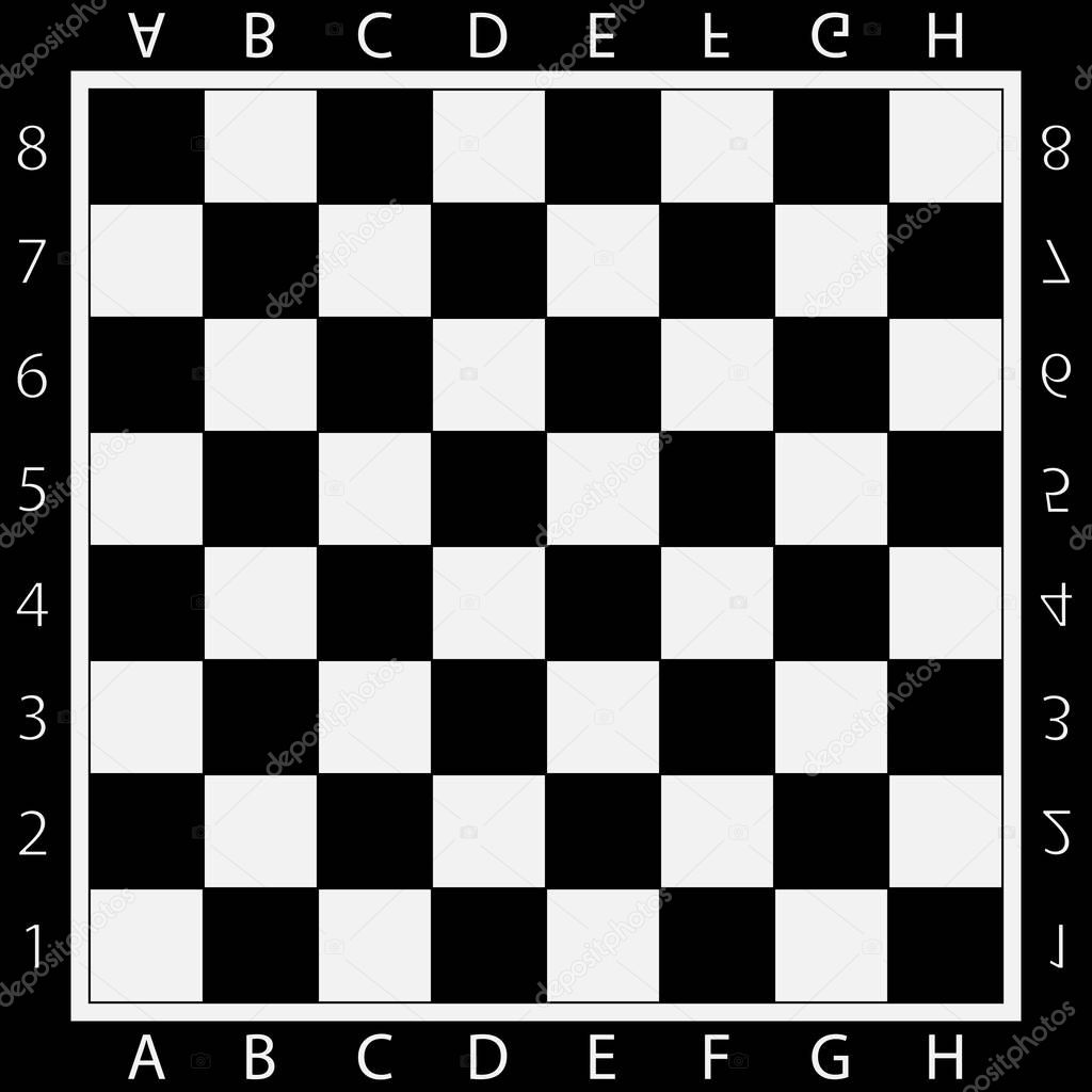 Chess Table online game app concept, strategy game