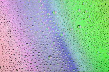 Gökkuşağı arka damla ile