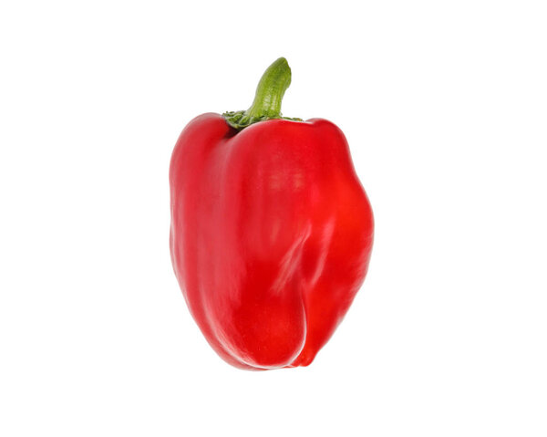красный перец колокол изолирован на белом фоне