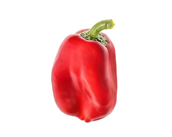 Červená Paprika Izolované Bílém Pozadí — Stock fotografie