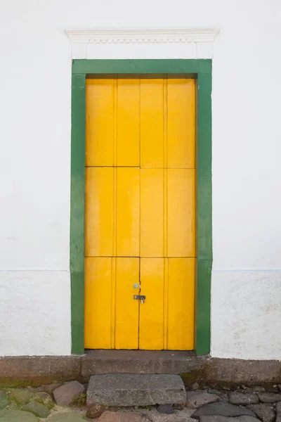 Calle Antiguas Casas Coloniales Portuguesas Centro Histórico Paraty Estado Río — Foto de Stock