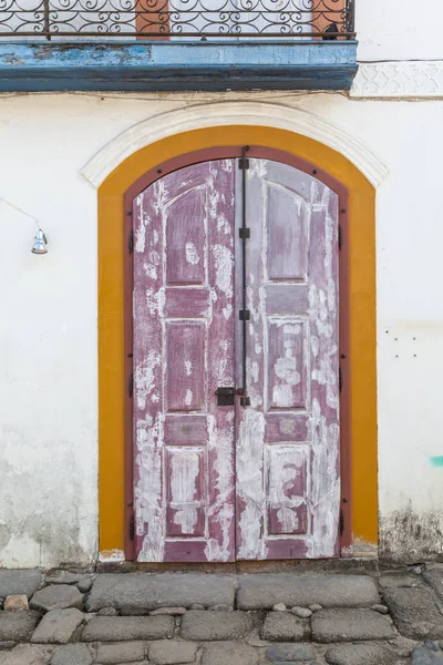 Street Vecchie Case Coloniali Portoghesi Nel Centro Storico Paraty Stato — Foto Stock