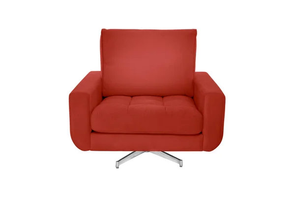 扶手椅白色背景的现代设计师椅子 — 图库照片