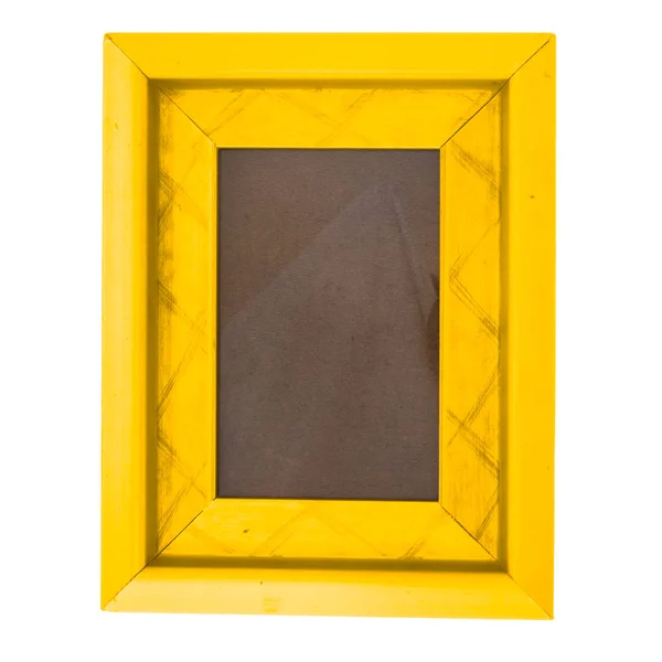 Mooie Kleur Foto Frame Geïsoleerd Witte Achtergrond — Stockfoto