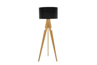 Dekoratif tripos durmakta olan lamba / LAMP / LAMPSHADE beyaz üzerinde izole