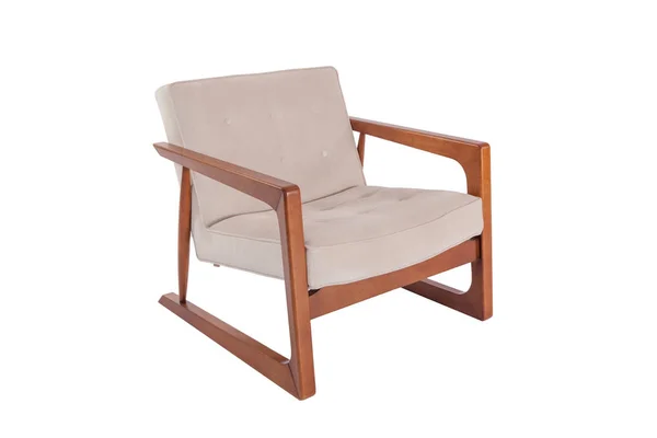 Fotel Nowoczesne Krzesło Designerskie Białym Tle Krzesło Teksturowe — Zdjęcie stockowe