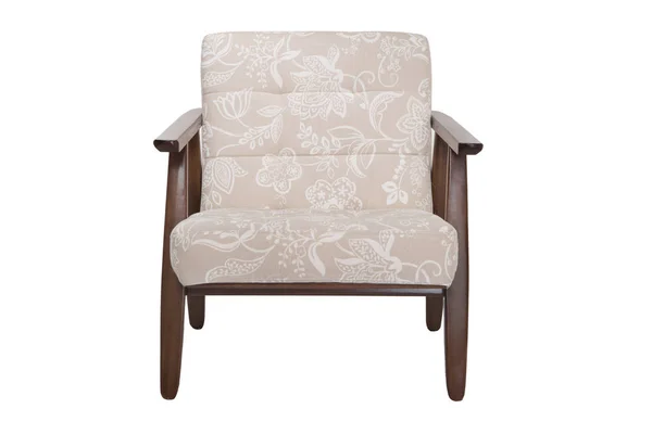 Кресло Современное Кресло Дизайнера Белом Фоне Текстурный Стул — стоковое фото