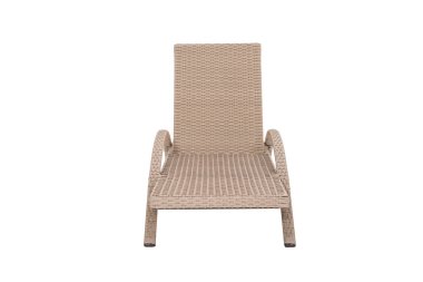 Koltuk. Beyaz arka planda modern tasarımcı koltuğu. Tekstil sandalyesi.