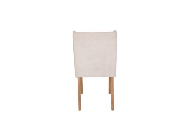 Ahşap sandalye. Beyaz arka plan izole nesne