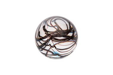 Beyaz bir arka plan üzerinde (cam, boş, vazo izole zarif aranjman)