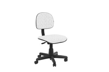 Office bir sandalye çek. Nesnenin arka planını izole