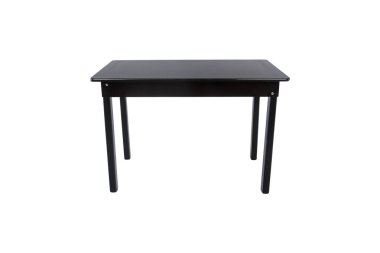 Masa beyaz arkaplanda izole edildi.