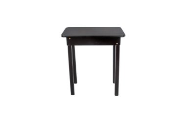 Masa beyaz arkaplanda izole edildi.