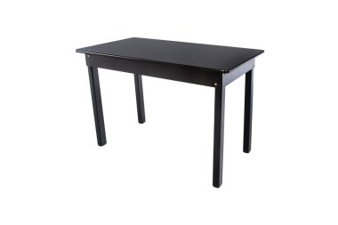 Masa beyaz arkaplanda izole edildi.