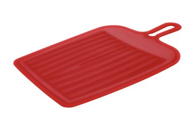 Doğrama Kurulu beyaz arka plan üzerinde izole plastik renk