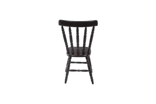 Καρέκλα Ξύλο Αντικείμενο Που Απομονώνονται Λευκό Φόντο — Φωτογραφία Αρχείου