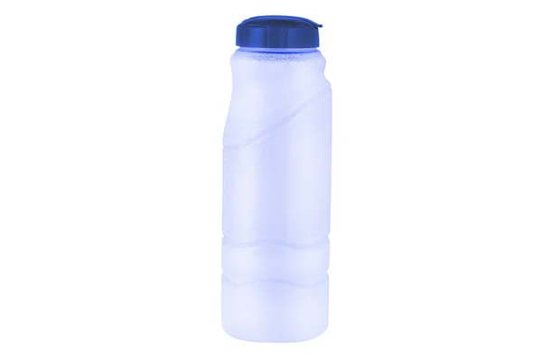 白色背景查出的水色瓶 — 图库照片