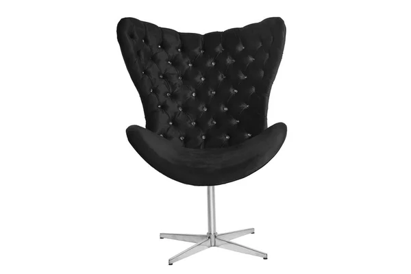 Koltuk Beyaz Arka Planda Modern Tasarımcı Koltuğu Tekstil Sandalyesi — Stok fotoğraf