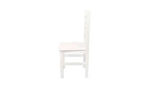 Dřevěné Židle Objekt Izolované Bílém Pozadí — Stock fotografie