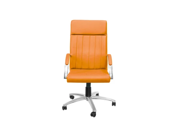 Escritório Cinzento Uma Cadeira Objeto Isolado Fundo Branco — Fotografia de Stock