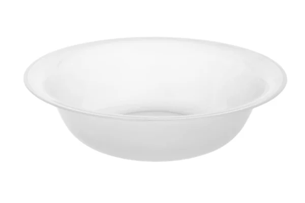 Plastic Transparent Wash Bowl White Background — Stock Photo, Image