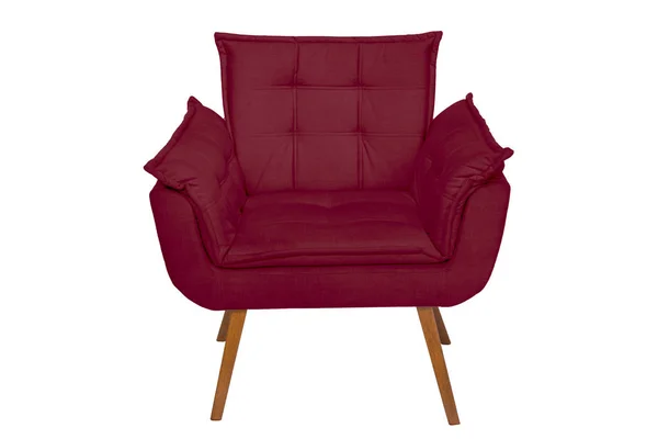 Beyaz Arka Plan Dokusu Üzerinde Koltuk Modern Tasarımcı Sandalye — Stok fotoğraf