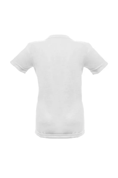 Makieta Szablonu Kobiety Shirt Koloru Białym Tle — Zdjęcie stockowe
