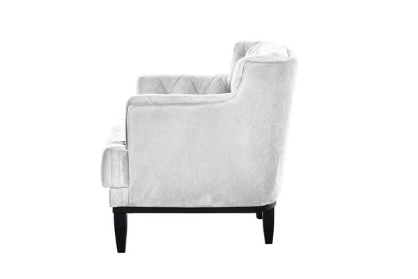 Fauteuil Bleu Magnifique Chaise Design Moderne Sur Fond Blanc Chaise — Photo