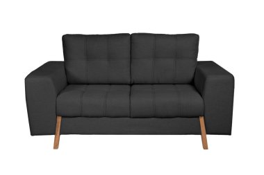 Beyaz arka planda izole edilmiş iki koltuk.