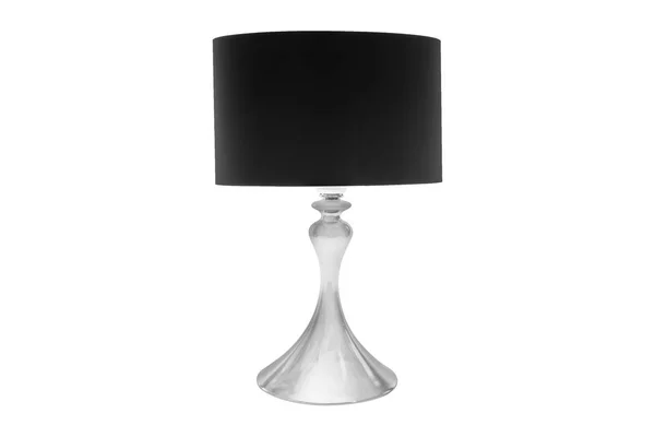 Decorative Standing Light Floor Lamp Lampshade Isolated White — Stock Photo, Image