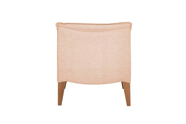 Renkli Koltuk Beyaz Arka Planda Modern Tasarımcı Koltuğu Tekstil Sandalyesi — Stok fotoğraf