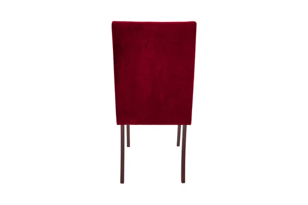 Barvy Dřeva Židle Objekt Izolované Bílém Pozadí — Stock fotografie