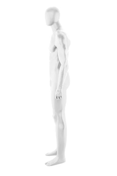 Gloss Color Mannequin Male Isolated White Background — Stock Photo, Image