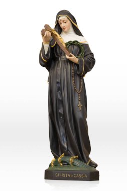 Our lady beyaz izole Divina Providencia heykelinin