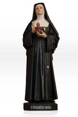 Our lady beyaz izole Divina Providencia heykelinin