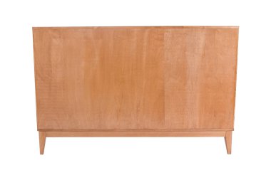 ahşap beyaz zemin üzerine izole Çekmeceli