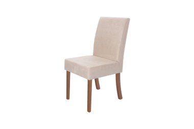 Ahşap sandalye. Beyaz arka plan izole nesne