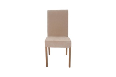 Ahşap sandalye. Beyaz arka plan izole nesne