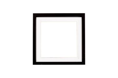 Ahşap çerçeve. Beyaz arka plan üzerinde - Imagem izole rustik ahşap çerçeve