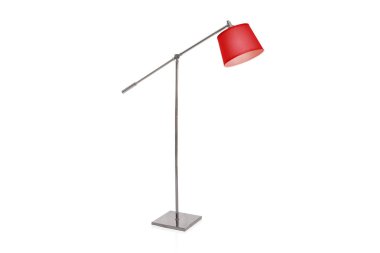Dekoratif tripos durmakta olan lamba / LAMP / LAMPSHADE beyaz üzerinde izole