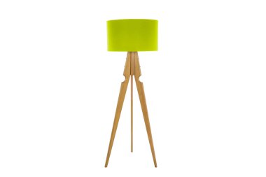 Dekoratif tripos durmakta olan lamba / LAMP / LAMPSHADE beyaz üzerinde izole