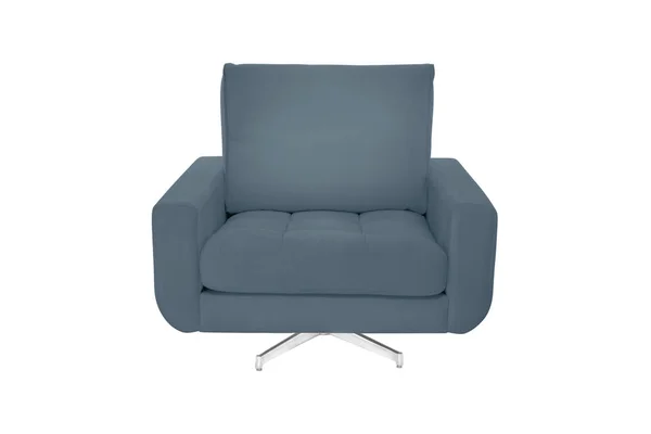扶手椅白色背景的现代设计师椅子 — 图库照片