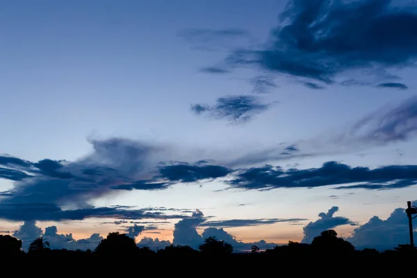 Cielo Atardecer Fondo Del Cielo Papel Tapiz Del Cielo — Foto de Stock