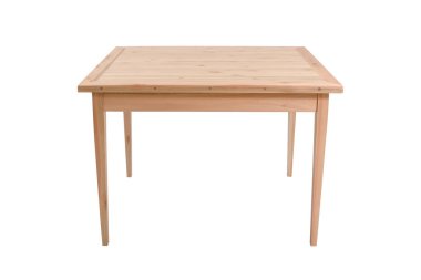 Beyaz arkaplanda ahşap modern tablo.