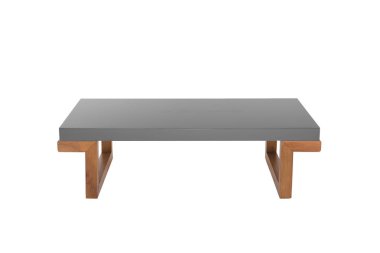 Beyaz arka plan üzerinde izole gri tablo.