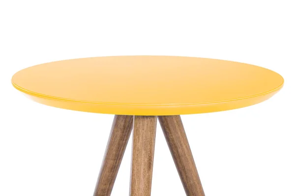 Table Isolée Sur Fond Blanc — Photo