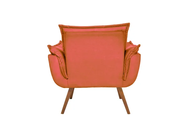 Křeslo Moderní Designové Židle Bílém Pozadí Textury — Stock fotografie