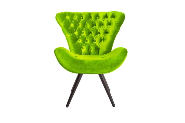 彩色扶手椅 现代设计师用白色背景的椅子 纹理椅 — 图库照片