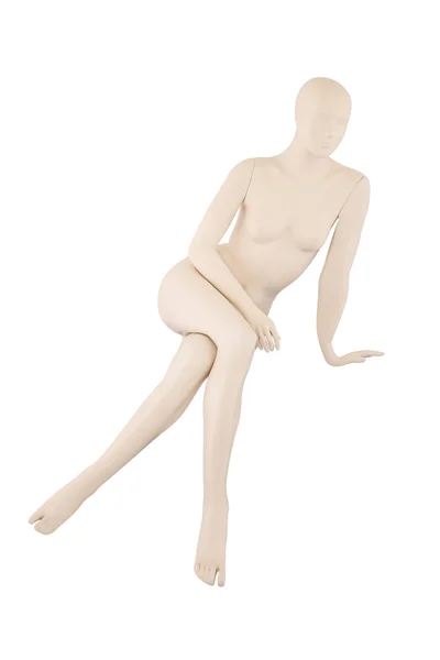 Gloss barva figuríny žena izolované — Stock fotografie