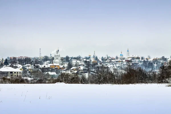 一个小冬镇全景 — 图库照片